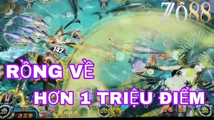 Giao diện game bắn cá rồng nổi bật